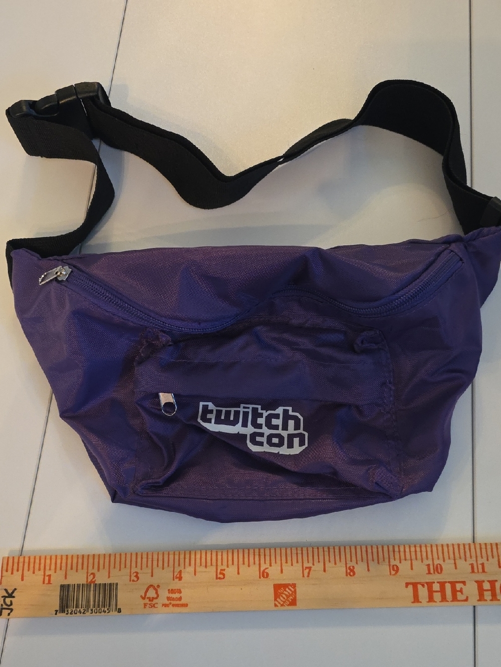 Purple TWITCH Waist Bag - Official Logo Fanny Pack